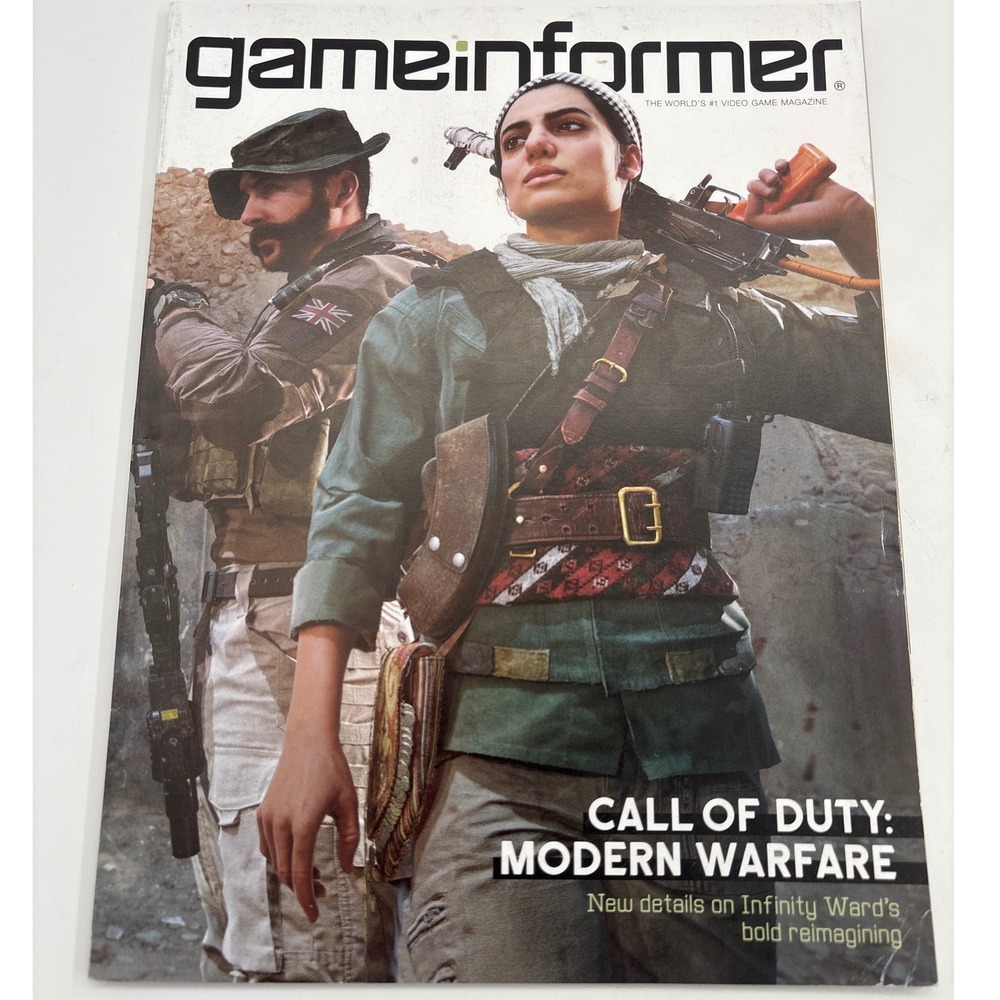 Game Informer Call of Duty Modern Warfare Magazine 2019 Issue 317 Infinity Ward